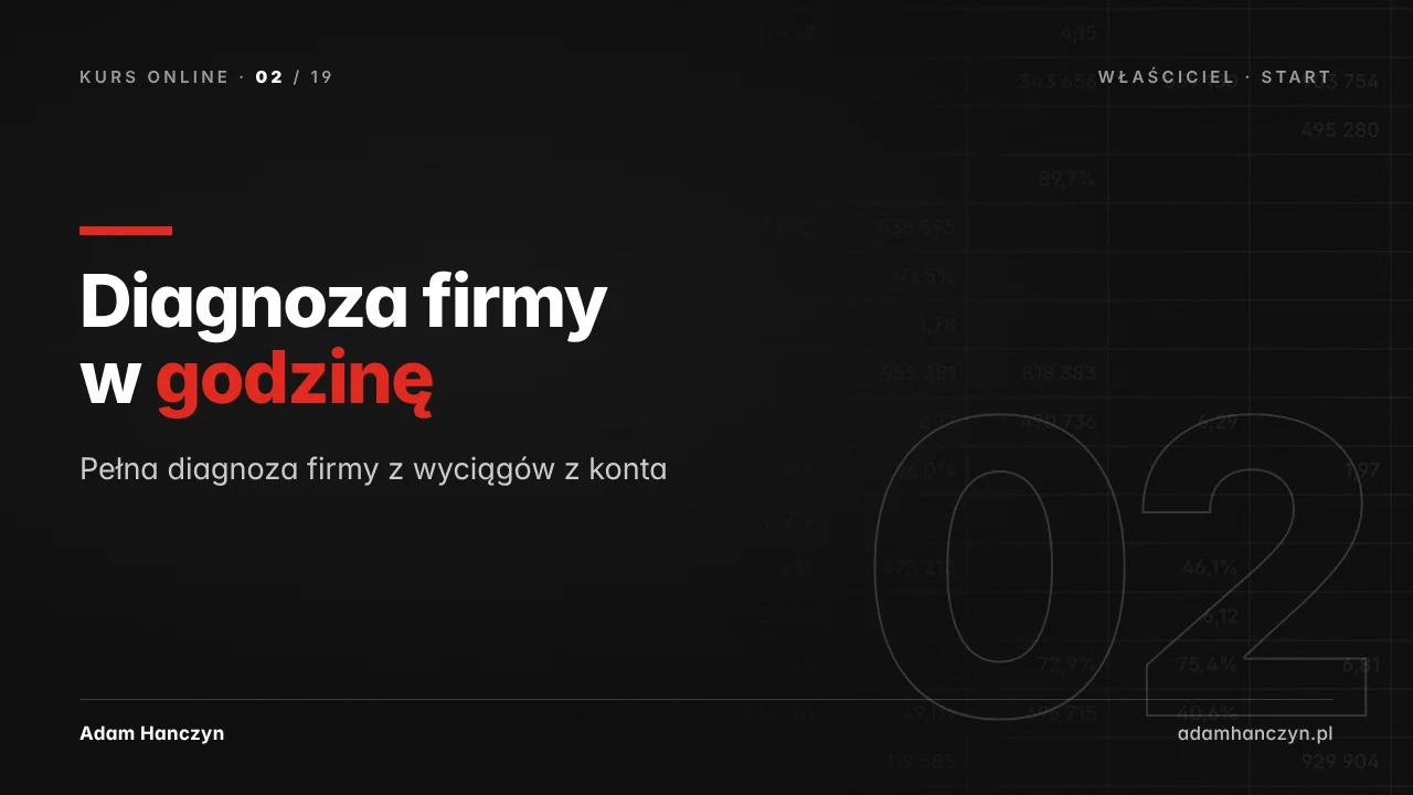 Diagnoza firmy w godzinę