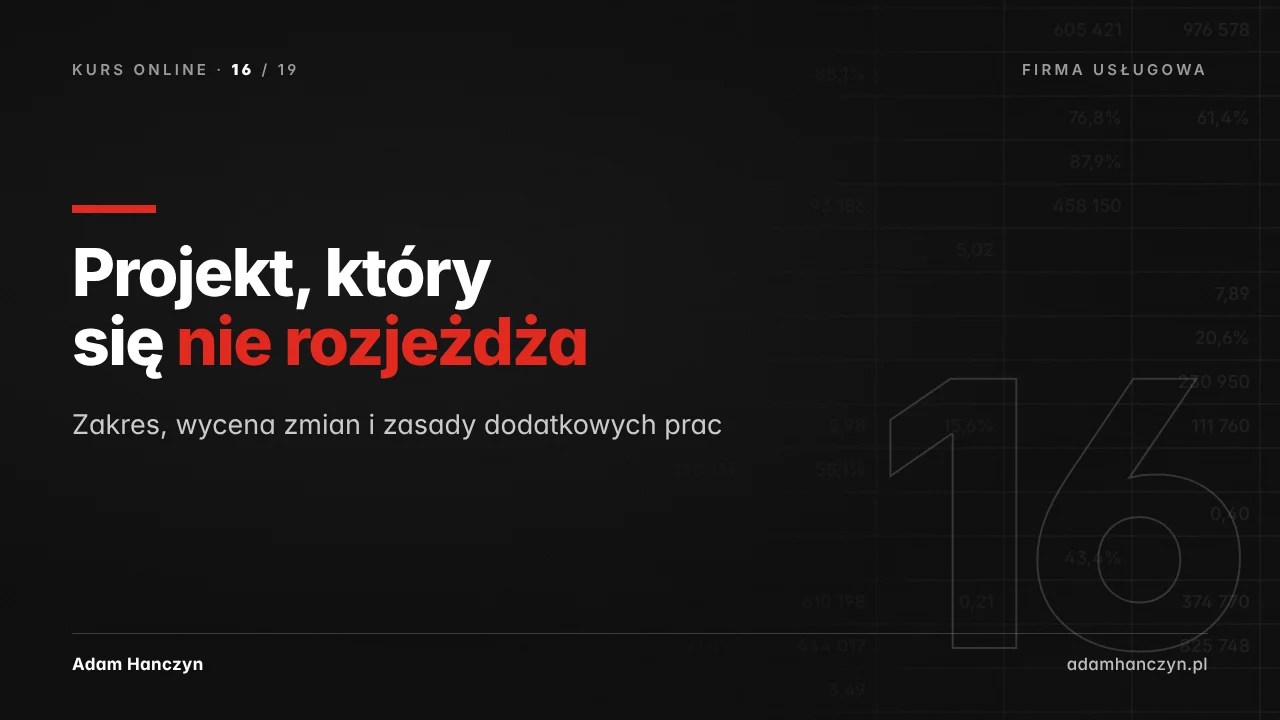 Projekt, który się nie rozjeżdża