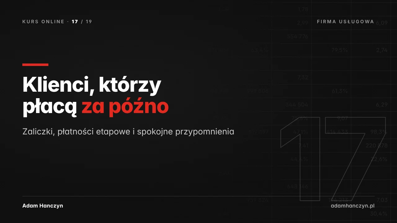 Klienci, którzy płacą za późno